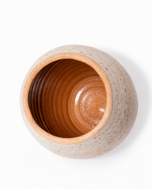 Constantin - vase - terracotta with off white wash