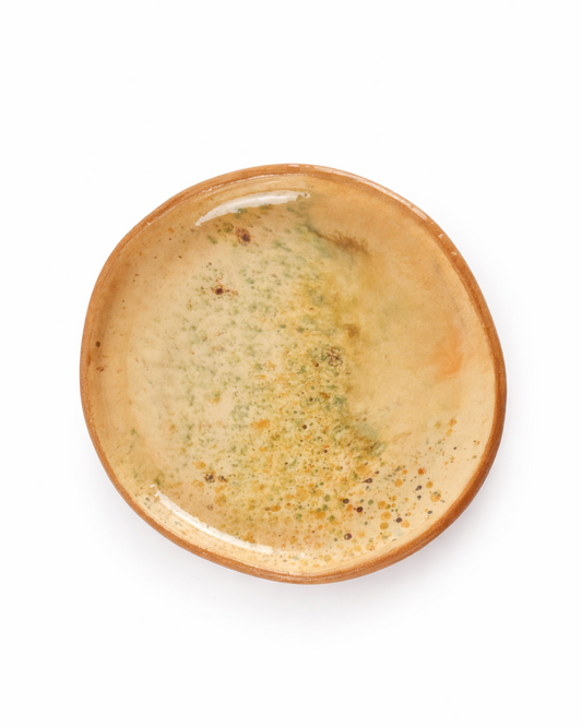 Ana - appetizer plate - off white with speckles