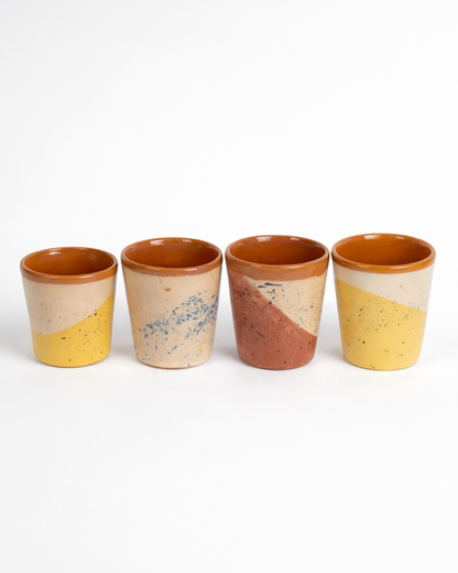 Stefan - big cup - off white with speckles