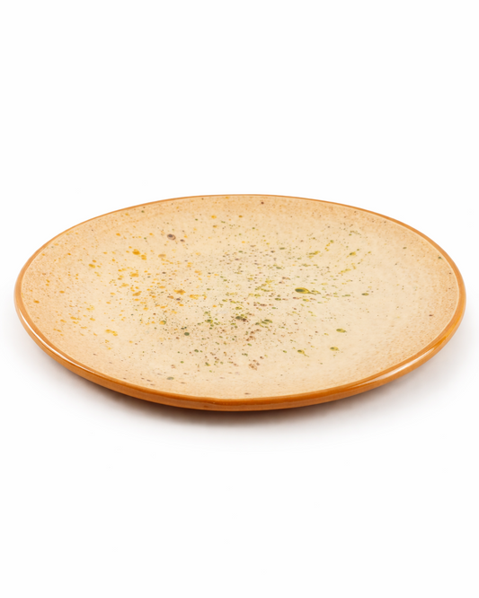 Mihai - main plate - off white with speckles