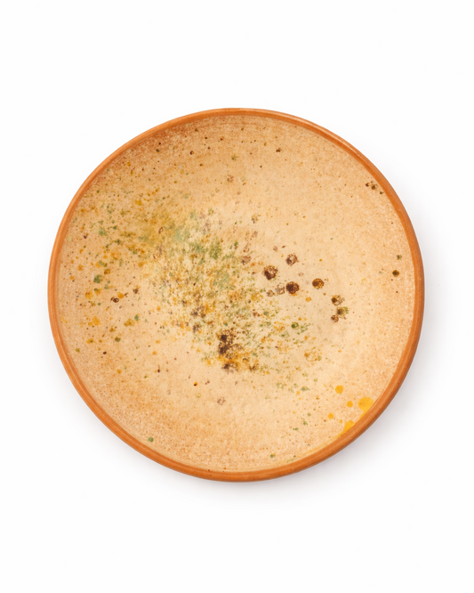 Elena - starter plate - off white with speckles