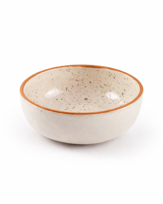Irina - small bowl - off white with speckles