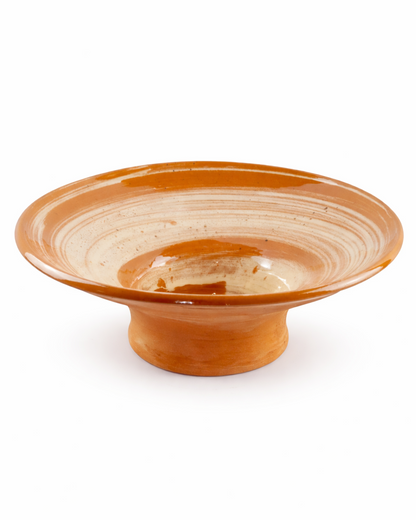 Radu - pasta plate - terracotta & off white