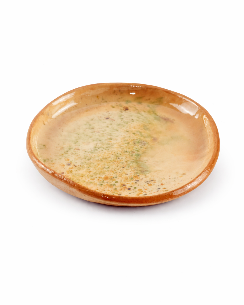 Ana - appetizer plate - off white with speckles