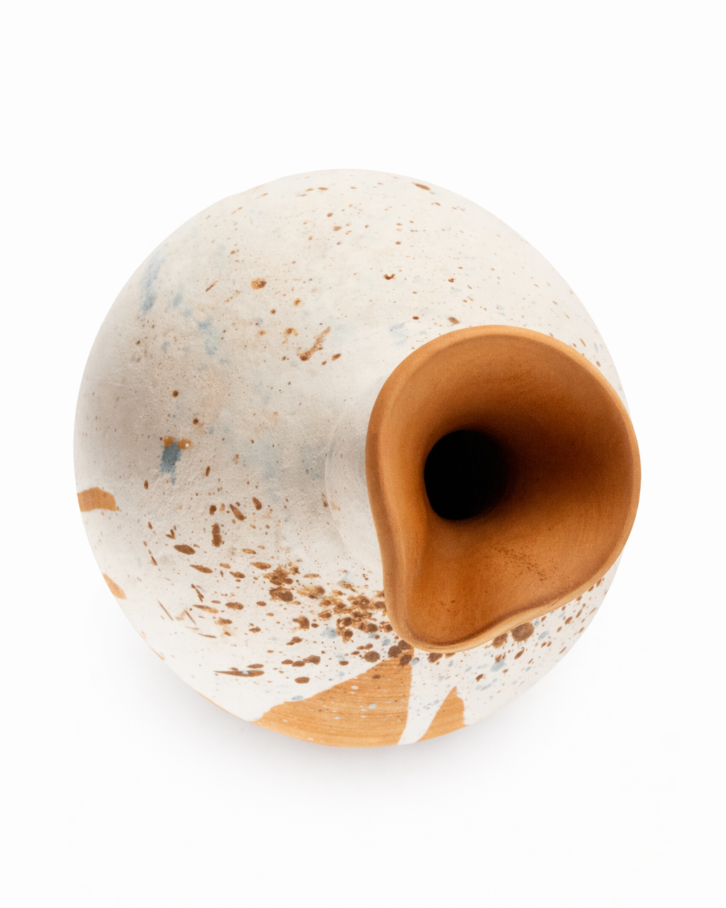 Constantin - vase - terracotta with off white wash