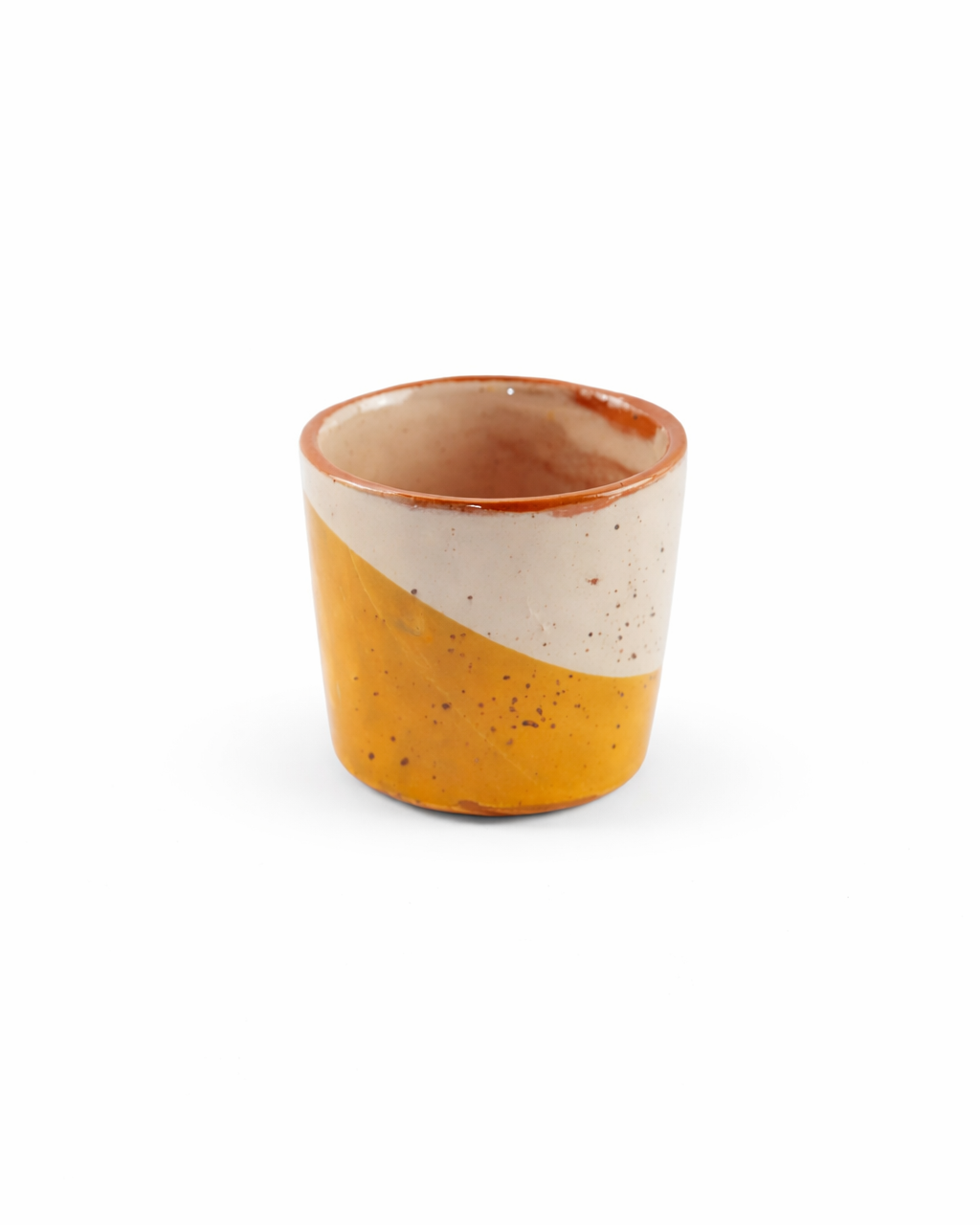 Eliza - cup - off white & yellow sunshine