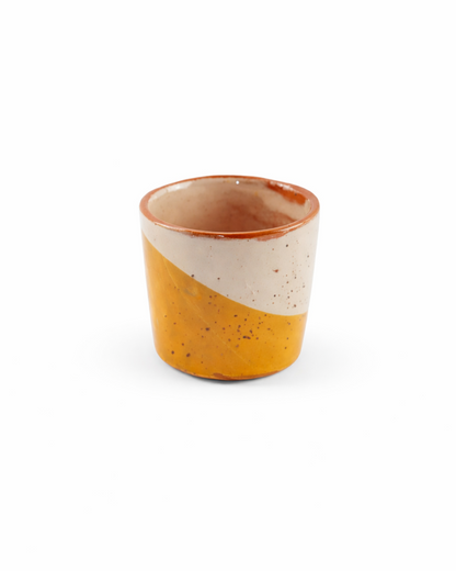 Eliza - cup - off white & yellow sunshine