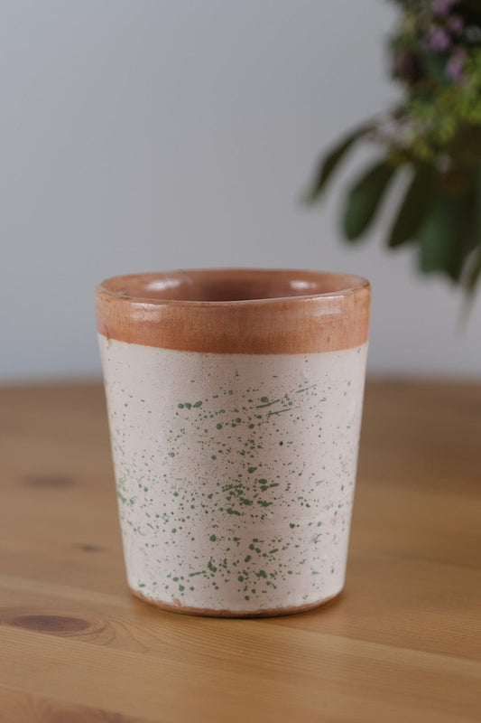 Tea/coffee cup - handmade ceramic - beige