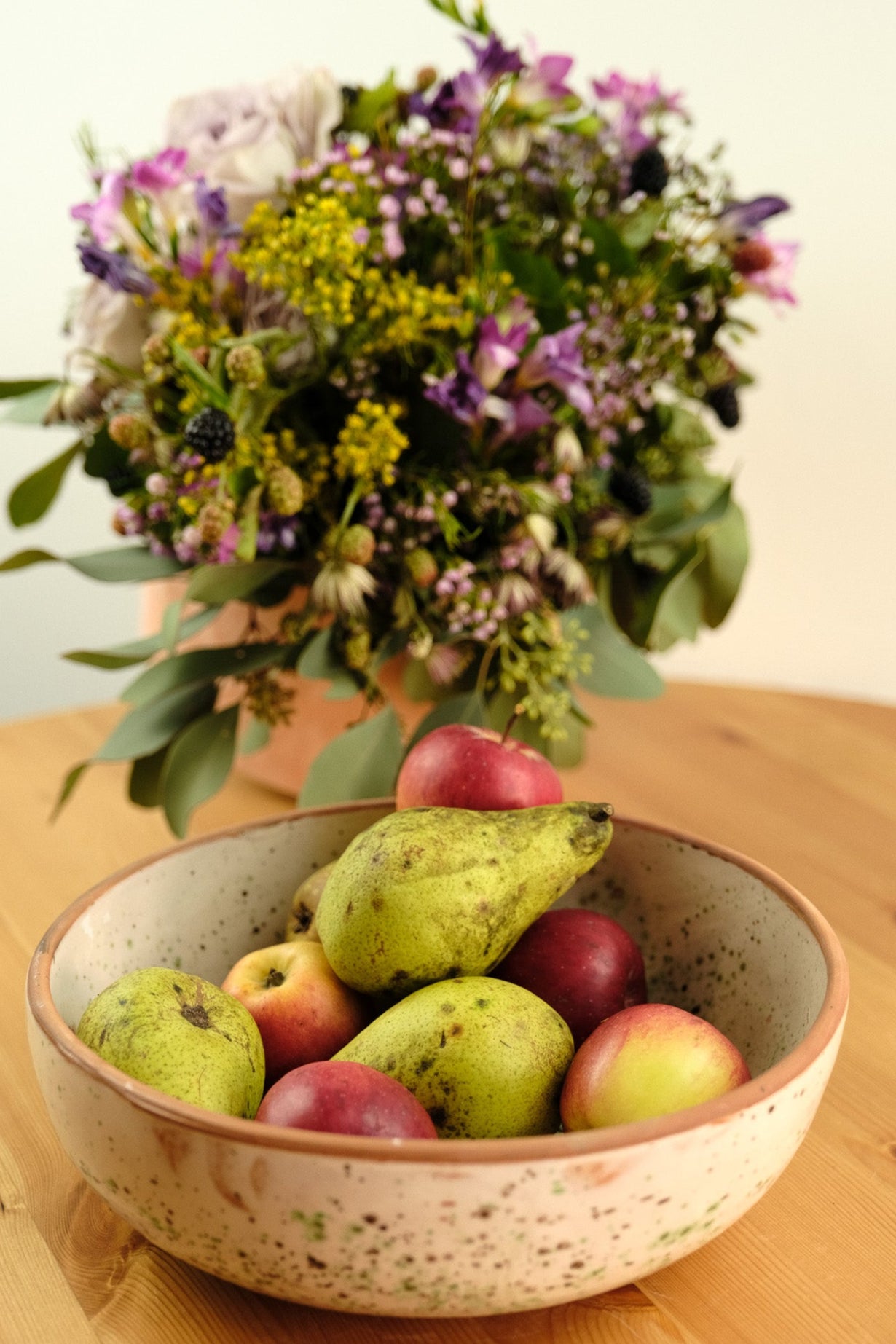 Bowl - handmade ceramic - beige/earthy