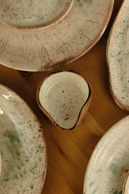 Sauce bowl - handmade ceramic - beige