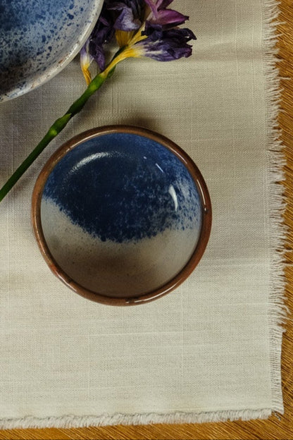 Sauce bowl - handmade ceramic - blue